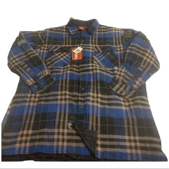 Vintage NWT Quilted Coleman Flannel - Picture 1 of 15